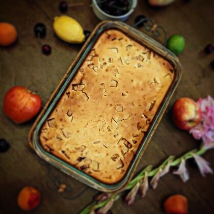 Clafoutis aux Pommes et Cerises