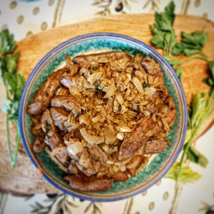 Foie de Veau à la Vénitienne