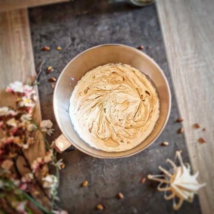 Crème Chantilly Mascarpone à la Pistache