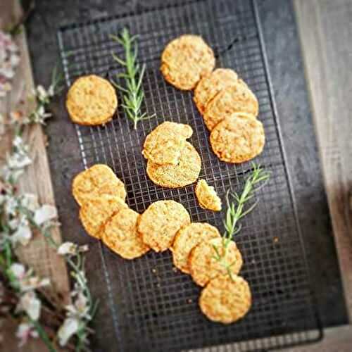 Sablés au Comté, Romarin et Citron