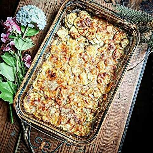 Scarpaccia de Courgettes, Pommes de Terre et Parmesan
