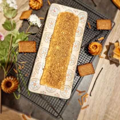 Il était une fois, dans la Forêt de la Hesse Bûche Pain d'épices, Spéculoos et Figues