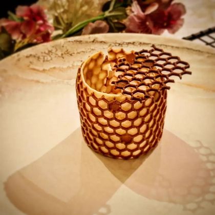 Tuile au Miel en deux Cuissons