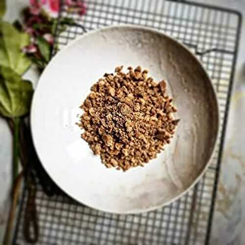 Pâte à Crumble au Miel et Fromage de Chèvre