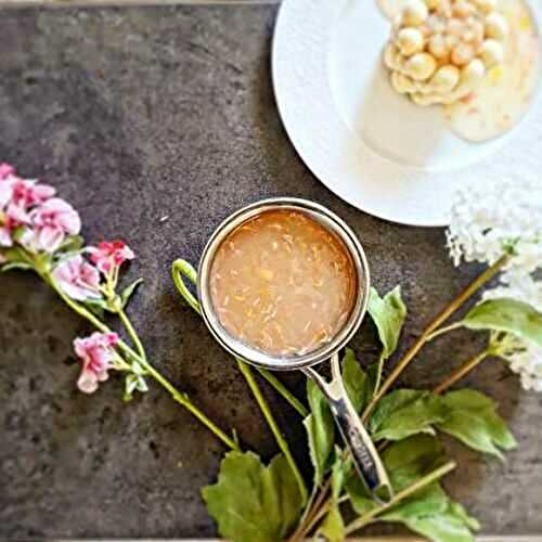Sauce aux Agrumes et Endocarpes d’Agrumes