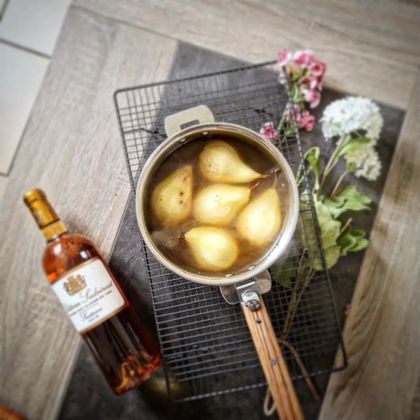 Poires Pochées au Sauternes