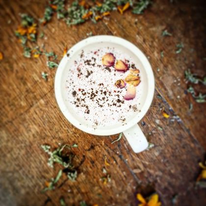 Rosae Latte à la Rose, Betterave et Crème de Marron