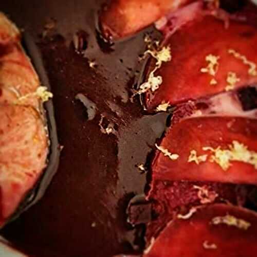 Sauce Velouté de Betterave, Miel et Châtaigne