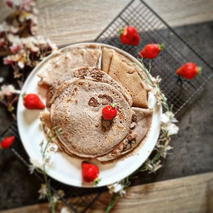 Crêpes à la Farine de Sarrasin et Lait d’Amande