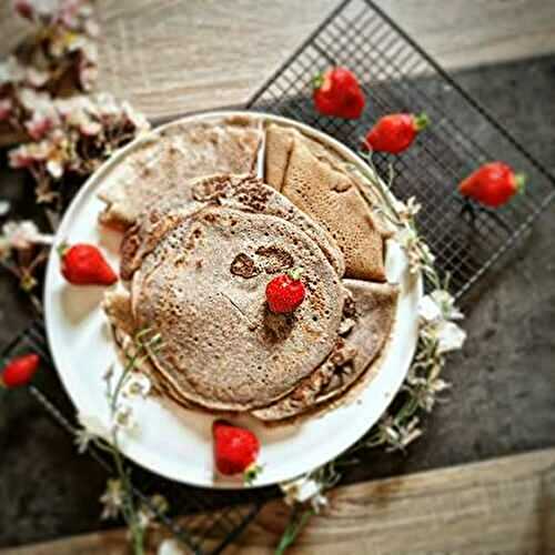 Crêpes à la Farine de Sarrasin et Lait d’Amande