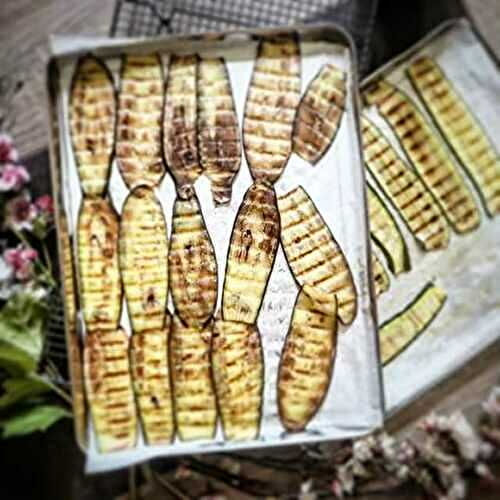 Tranches d’Aubergines et Courgettes Rôties au Grill