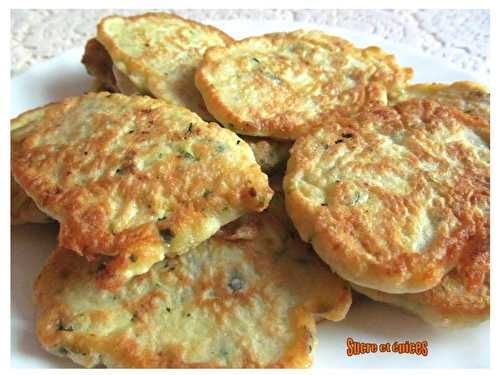 Blinis de courgettes