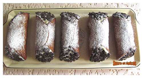 Cannolis siciliens à la ricotta