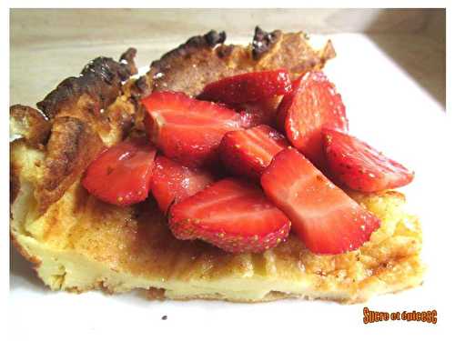 Dutch baby pancake aux fraises