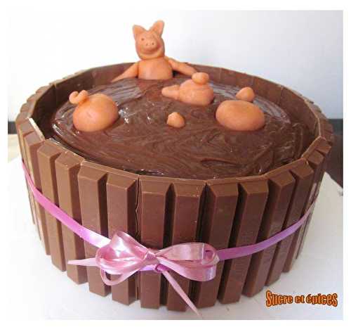 Gâteau bain de boue de cochons