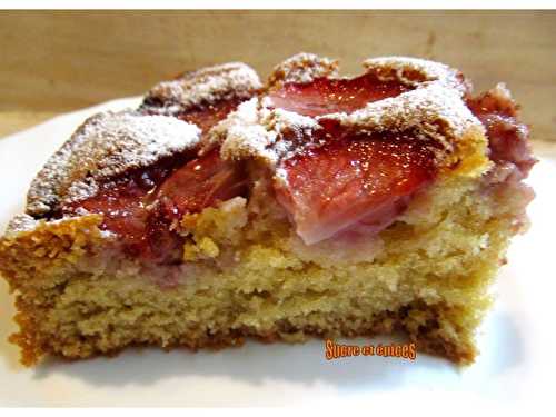 Gâteau moelleux aux fraises