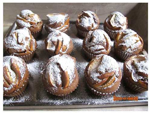 Muffins aux pommes - sucreetepices.over-blog.com