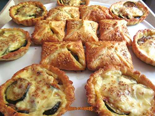 Paniers-tartelettes feuilletés aux courgettes