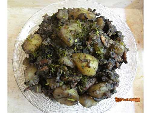 Poêlée de pommes de terre et champignons - sucreetepices.over-blog.com