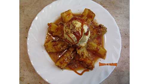 Pommes en forme de fleur cuites en papillotes