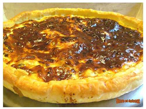 Quiche aux asperges et crevettes