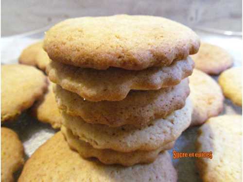 Sablés au citron et au miel