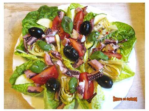 Salade de poulpe et légumes - sucreetepices.over-blog.com