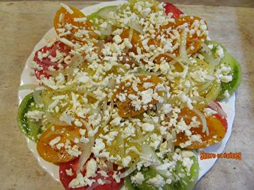 Salade de tomates à la chilienne
