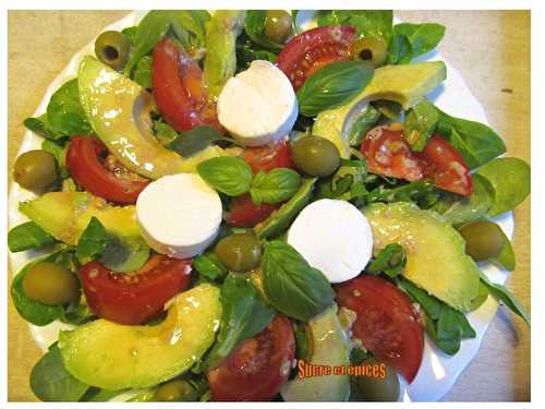 Salade végétarienne - sucreetepices.over-blog.com