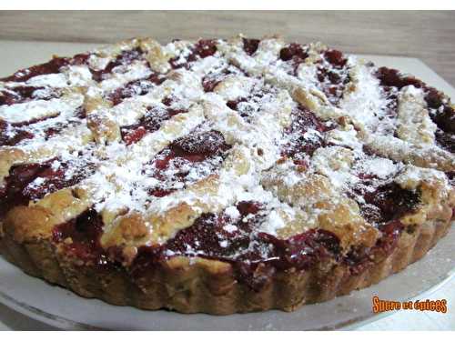 Tarte aux fraises cuite au four