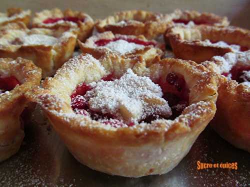 Tartelettes faciles aux framboises et groseilles