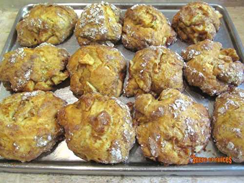 Biscuits rustiques pommes-cannelle