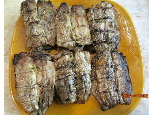 Filets de sardines grillés au citron, vinaigre balsamique et herbes - sucreetepices.over-blog.com