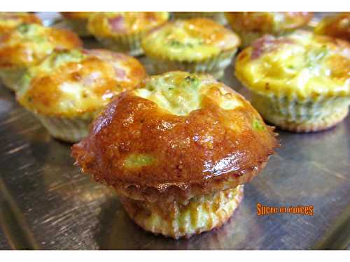 Muffins au brocoli façon fritata (low carb, sans gluten)