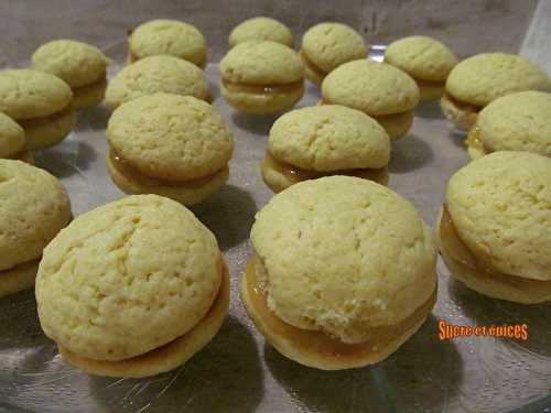 Biscuits au citron et lemon curd, comme des Whoopie pies