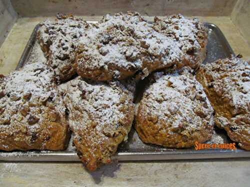 Scones orange canneberges à la crème fraîche