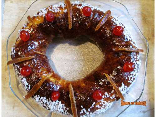 Brioche provençale aux fruits confits ou Couronne des rois