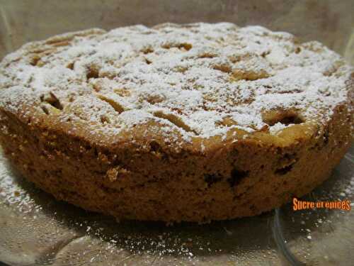 Gâteau très moelleux aux pommes et aux amandes