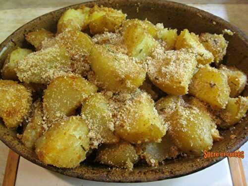 Pommes de terre crousti-fondantes à l'ail et au romarin - sucreetepices.over-blog.com