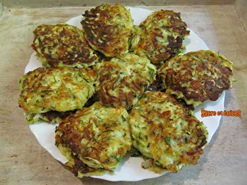 Galettes de courgettes à la grecque - www.sucreetepices.com