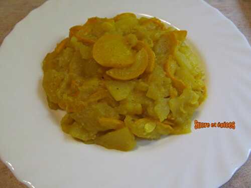 Pommes de terre sautées à la courgette - www.sucreetepices.com