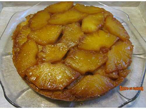 Tarte Tatin ananas citron avec sablé breton - www.sucreetepices.com