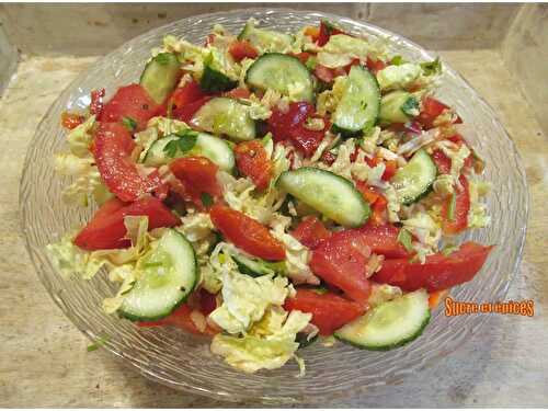 Salade croquante de légumes