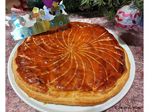 Galette à la frangipane, avec de la pâte du commerce