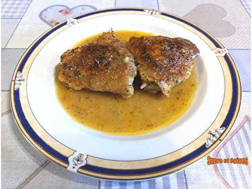 Hauts de cuisses de poulet en sauce au four - Recette en vidéo