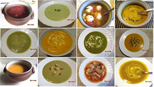 Recettes de soupes et veloutés - plus de 15 recettes