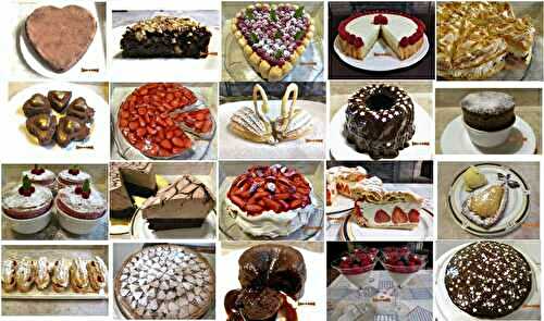 Recettes pour la Saint Valentin - plus de 35 recettes