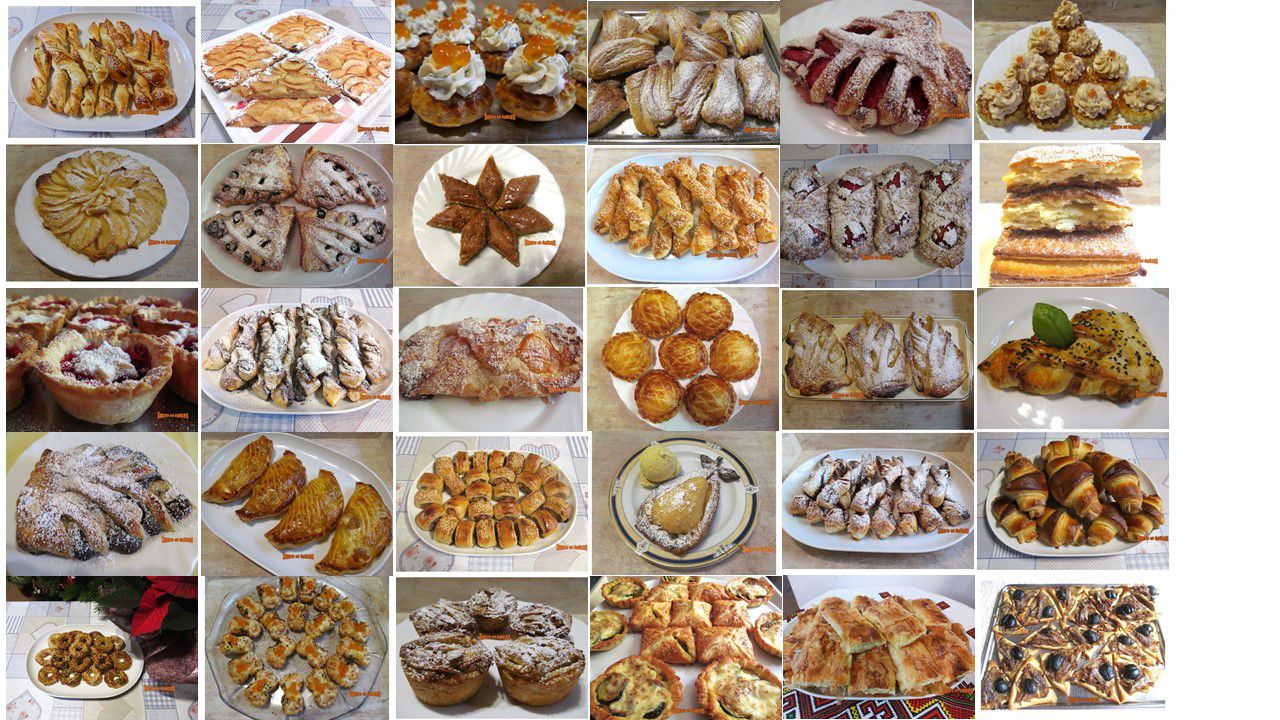 Feuilletés salés ou sucrés - plus de 40 recettes