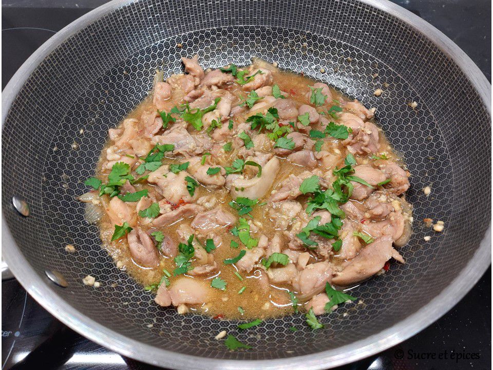 Poulet vietnamien à la citronnelle