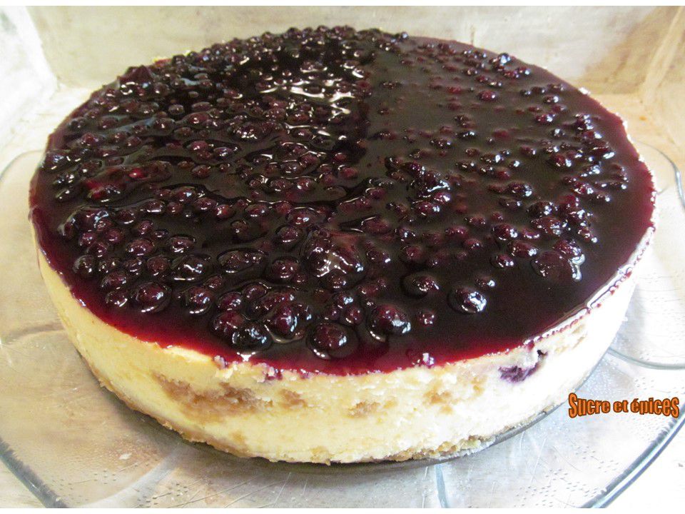 Cheesecake aux myrtilles - Recette en vidéo